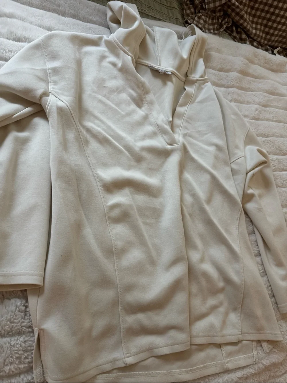 Women’s Motherhood Cream Hoodie and Short Set